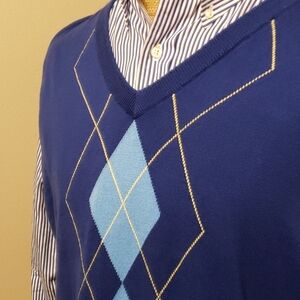 Brooks brothers suprima cotton argyle sweate vest